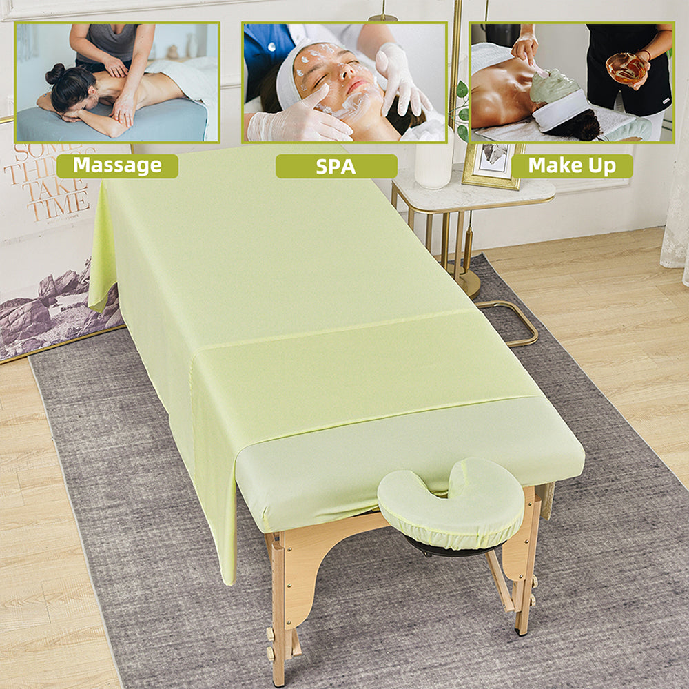 BUNDLE SALE!!! 1 SET ONLY $24.99🔥🔥Massage Table Sheet Set- Reusable, Washable, Soft & Skin Friendly!
