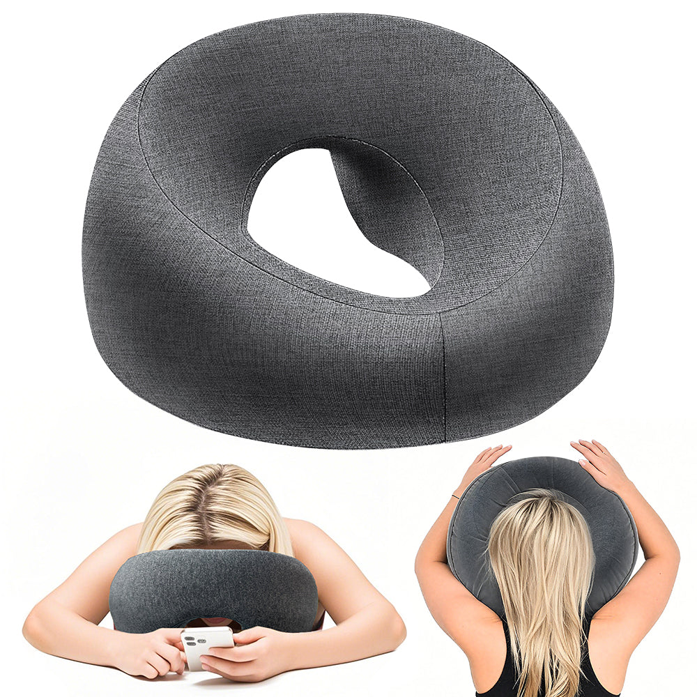 ✨Taller & Thicker! ✨Face Down Pillow Massage Bed Head Cushion 5.3IN High