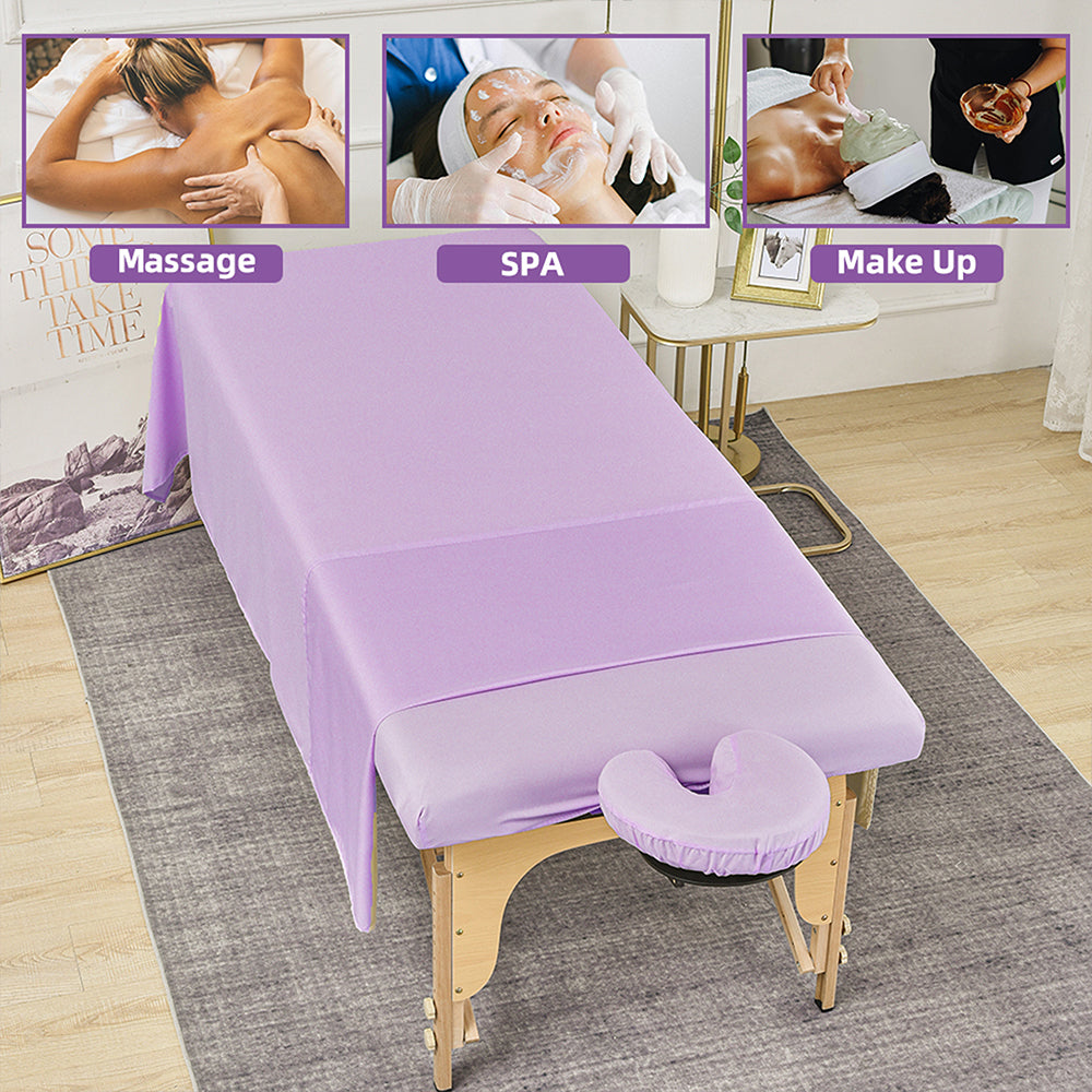 BUNDLE SALE!!! 1 SET ONLY $24.99🔥🔥Massage Table Sheet Set- Reusable, Washable, Soft & Skin Friendly!