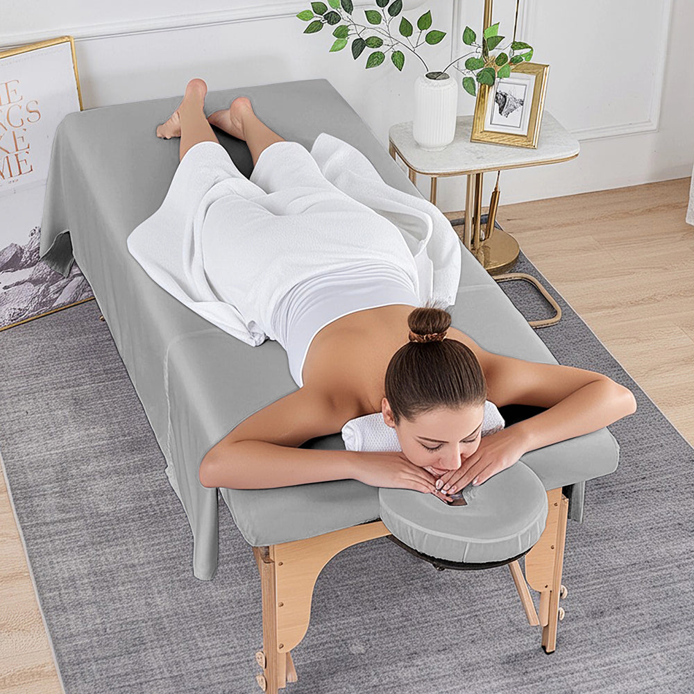 BUNDLE SALE!!! 1 SET ONLY $24.99🔥🔥Massage Table Sheet Set- Reusable, Washable, Soft & Skin Friendly!